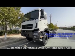 Customized SKD Truck 6 Wheels Diesel Power 6x6 Off Road Full Drive 6x6 25/39Ton Chassis For Price