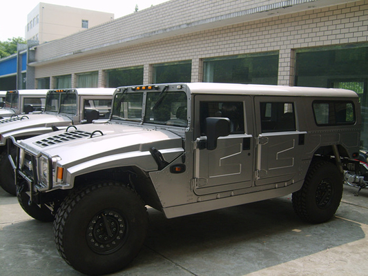Off Road Military Vehicle Reconnaissance Patrol Command Police Car Double Row 4x4 150HP