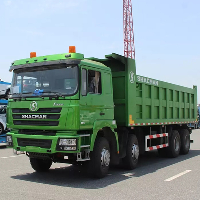 Heavy Duty Shacman F3000 8x4 Dump Truck Euro 2 Emission 380hp 10MT Diesel Tippers Hydraulic Suspension Of Cab