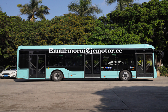 12m EU Standard Certification Electric City Bus Low Floor Front Rear Disc Brake 239kw Motor Power