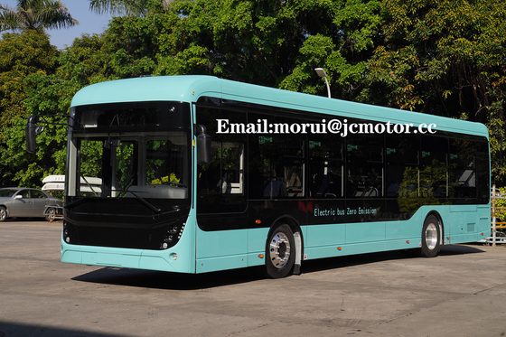 12m EU Standard Certification Electric City Bus Low Floor Front Rear Disc Brake 239kw Motor Power