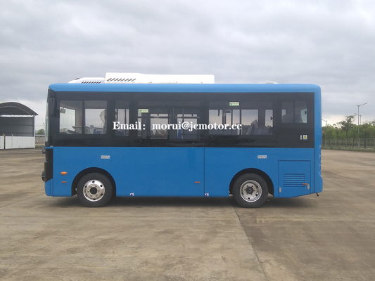 Last Mile 6m Mini Electric City Bus Zero Emission EU Standard Direct Drive Motor Peak Power 160kw