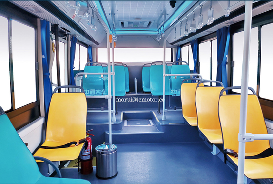 OEM 6.7m BEV Small Electric City Buses Urban Passenger Transport Full Load 200km