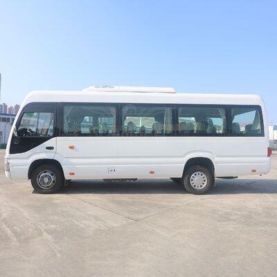 Luxury 25 seats Coaster Bus 2+2 Comfort Passenger Seating Layout With IVECO Powertrain and Chassis