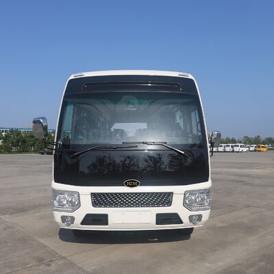 Luxury 25 seats Coaster Bus 2+2 Comfort Passenger Seating Layout With IVECO Powertrain and Chassis