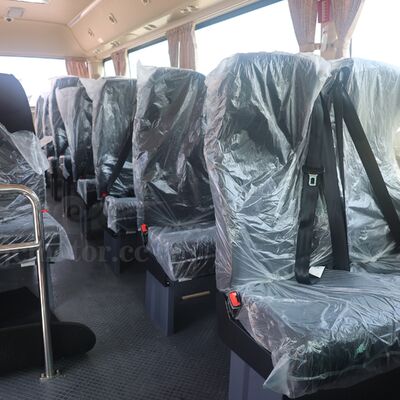Luxury 25 seats Coaster Bus 2+2 Comfort Passenger Seating Layout With IVECO Powertrain and Chassis