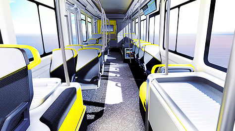 CRRC Electric City Buses 12m 500KM Mileage 30 Seats Optional Configuration