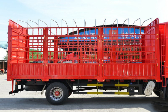 Fence Delivery Cargo Transport Truck DongFeng D9K 4x2 Single Row