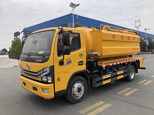 Sewage Suction Municipal Sanitation Truck 165hp 10 Cbm Tank Euro 6 Emission