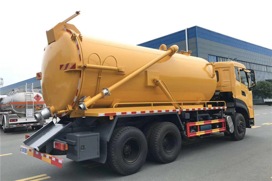 18 Cbm Municipal Sanitation Truck 25 Ton 11870KG 9m Sewage Suction Vehicle