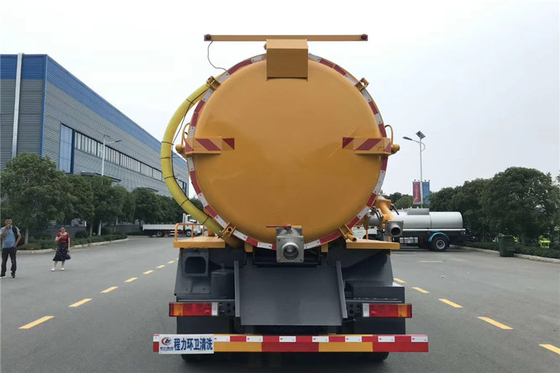 18 Cbm Municipal Sanitation Truck 25 Ton 11870KG 9m Sewage Suction Vehicle