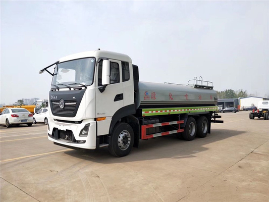 Municipal DONGFENG Water Truck Tank Car 6x4 290 HP For Urban Purity