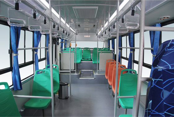 28 Seater Pure Electric City Transport Bus 8 Meter Left Steering With Air Conditioner