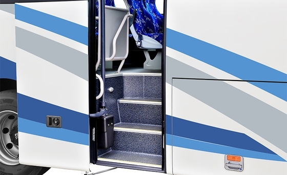 43 Seats Electric Shuttle Bus Mileage 380km Wheelbase 5200mm Coach Travel Bus