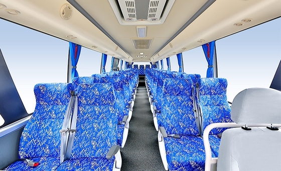 43 Seats Electric Shuttle Bus Mileage 380km Wheelbase 5200mm Coach Travel Bus