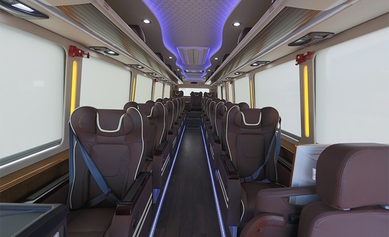 Golden Dragon Diesel Luxury Coach Bus 220 HP 8m 10 - 34 Seats Team Travel Bus