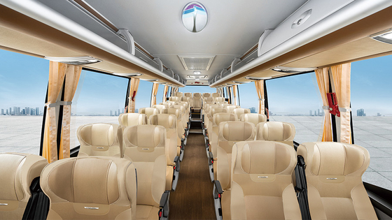 33 Seats Commuter Diesel Bus Coach No Blind Area Electric Rearview Mirror
