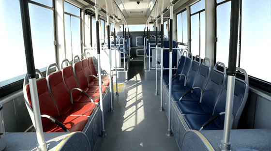 Public Electric Powered Bus transportation 10.5m For Urban Traffic Line